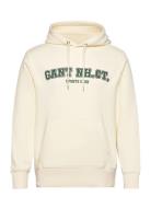 Graphic Sweat Hoodie Cream GANT