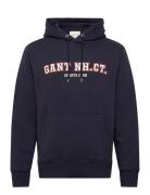 Graphic Sweat Hoodie Navy GANT
