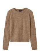 Nlfkave Ls Short S Knit Brown LMTD