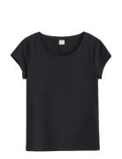 Top With Cap Sleeves Black Lindex