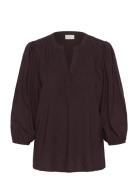 Kaannika Blouse Brown Kaffe