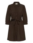 Kavera Dress Brown Kaffe