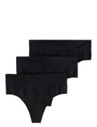 Brief Thong High Seamless Joy Black Lindex