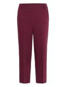 Kasakura Hw Cropped Pants Burgundy Kaffe