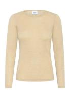 Garimasz Wool Ls Blouse Beige Saint Tropez