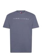 Tjm Reg Linear Logo Tee Ext White Tommy Jeans