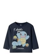 Nmmjumbo Pokemon Nreg Ls Top Box Sky Navy Name It