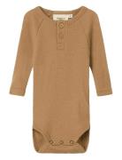 Nbnnoel Neb Ls Slim Wool Body Lil Brown Lil'Atelier