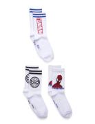 Socks White Marvel