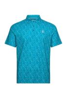 19Th Hole Sake-Tini Novelty Print Polo Blue Original Penguin Golf
