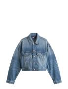 Tommy Girl Ovsz Crp Trucker Jkt Blue Tommy Jeans