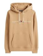 Tommy Logo Hoody Brown Tommy Hilfiger