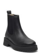 Booties - Flat - With Elastic Black ANGULUS