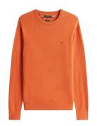 Pima Org Ctn Cashmere Crew Neck Orange Tommy Hilfiger