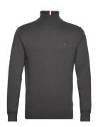 Pima Org Ctn Cashmere Roll Neck Grey Tommy Hilfiger