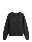 Mdrn Reg Corp Logo C-Nk Swtshrt Black Tommy Hilfiger