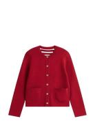 Co Jersey Reversible Ls Cardi Red Tommy Hilfiger