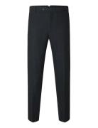 Slhslim-Reed Wool Trs Noos Navy Selected