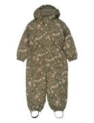 Polyester Junior Suit - Aop Forrest Green Mikk-line
