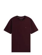 Ess Seasonal Reg Fit Solid Tee Burgundy Tommy Hilfiger