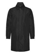 Mac Coat With Detachable Collar Black Lindbergh