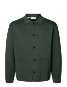 Slmmike Light Polo Cardigan Noos Khaki Selected