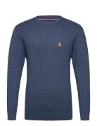 Mads Reg Cot Uspa M Knit Blue U.S. Polo Assn.