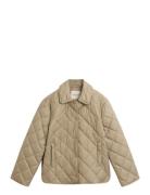 Quilted Jacket With Collar Beige GANT
