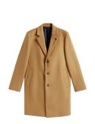 Dc Wool Mix Coat Beige Tommy Hilfiger