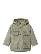 Nmmlasnow05 Jkt Aop Fo Lil Khaki Lil'Atelier