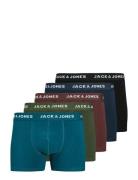 Jacteo Solid Trunks 5 Pack Patterned Jack & J S