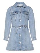 Knot Denim Dress Blue Mango