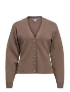 Objreynard Ls Sli Cardigan Noos Brown Object
