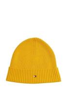 Th Flag Pima Cotton Beanie Yellow Tommy Hilfiger