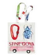 2285 Tote Bags, Cotton Tote White STINE GOYA