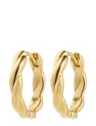 Declan Earrings Gold-Plated Gold Pilgrim