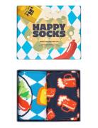 2-Pack Wurst And Beer Socks Gift Set Blue Happy Socks