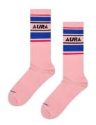 Aura Sneaker Sock Pink Happy Socks