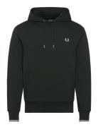 Tipped Hooded Sweatsh Green Fred Perry