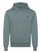 Tipped Hooded Sweatshirt Blue Fred Perry