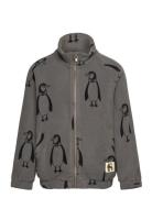Penguin Fleece Jacket Grey Mini Rodini