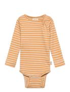 Body L/S Modal Striped Yellow Petit Piao