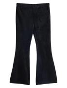 Leggings Flare Velour Solid Black Lindex
