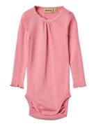 Rib Body L/S Lotta Pink Wheat