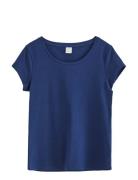 Top Basic Cap Sleeve Blue Lindex