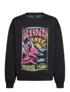 Lineup Crew Brushed Rg Black Roxy