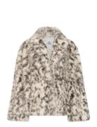 Kbamira Fur Coat White Karen By Simonsen