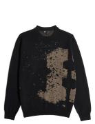 Sprayed 89 Gr Relaxed R Knit Brown G-Star RAW