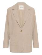 Crkanna Corduroy Blazer Beige Cream