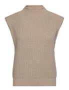 Msnaomi Knit Vest Beige Minus